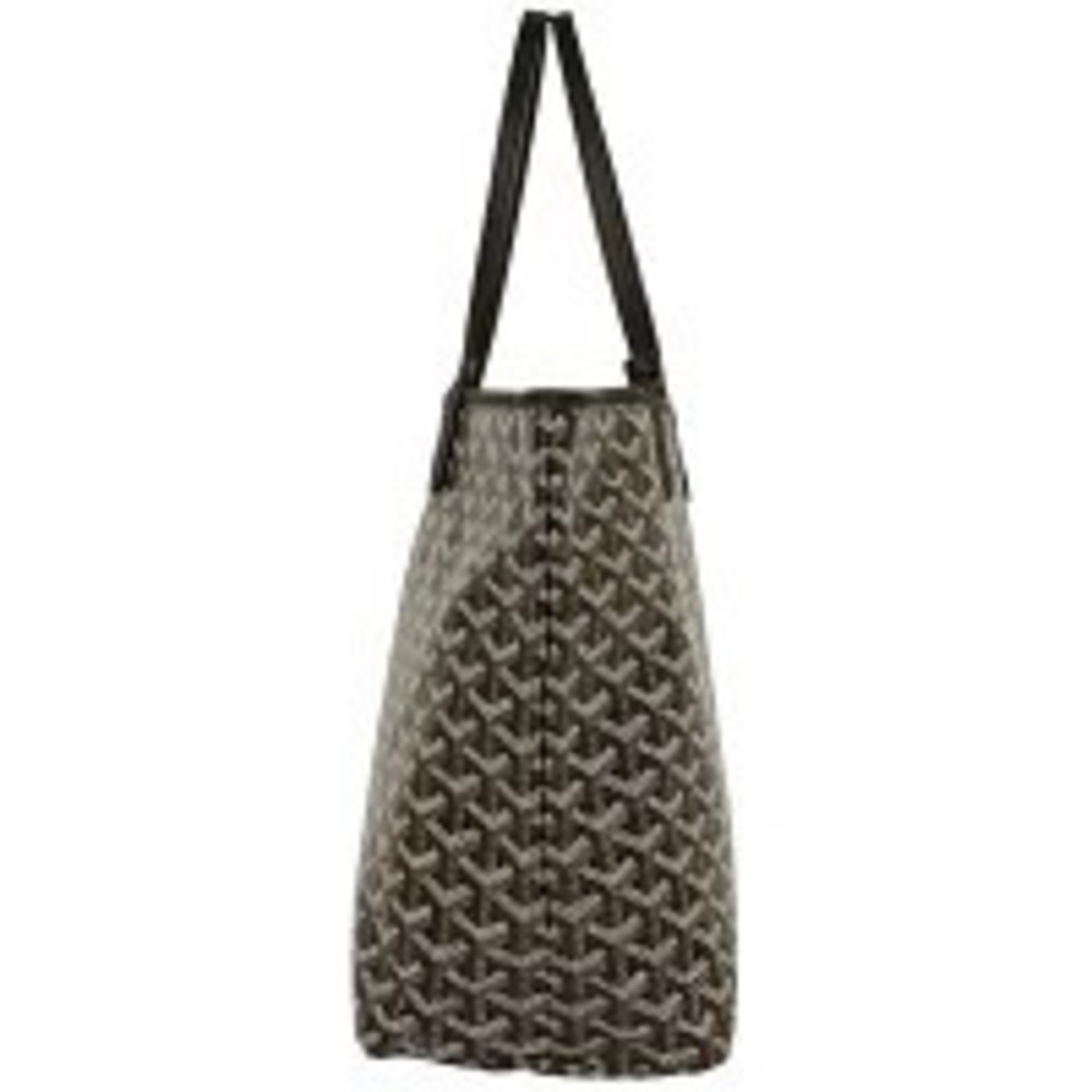 Goyard over Black Reversible Shoulder Canvas Tote Saint All Louis Bag